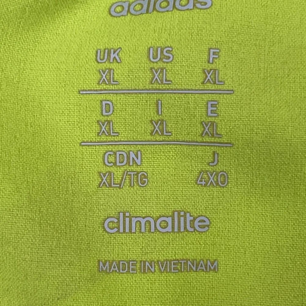 ADIDAS Climalite 1/2 Zip Hoodie Activewear Men’s XL Vapordry Running Light Poly